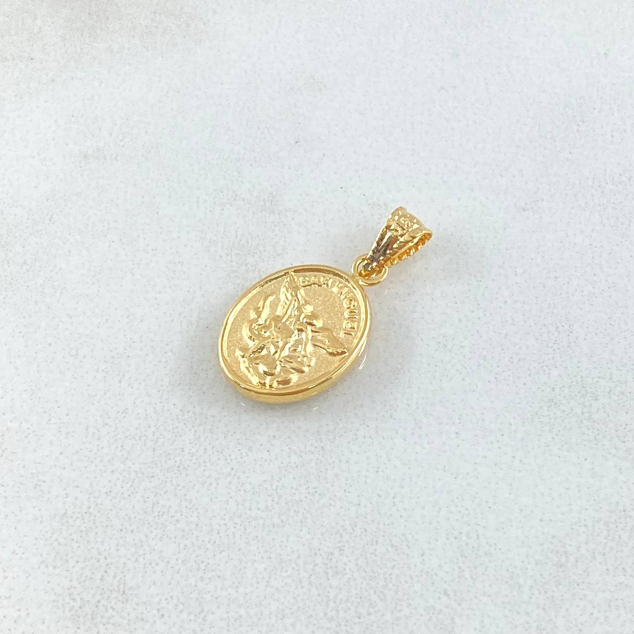 Dije San Miguel Arcangel 0.7gr / 2cm / Oro Amarillo 18K ©