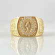 Anillo Virgen Rosario 4.4gr / T7 1/4 / Oro 18K ©