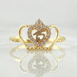 Anillo 15s Silueta Corona 1.35gr / T6 1/2 / Oro 18K ©