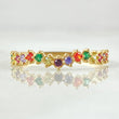 Anillo Ola Carril 1.25gr / T7 1/2 / Oro 18K ©
