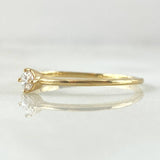 Anillo Solitario  1.1gr / T7 1/4 / Oro 18K ©
