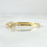 Anillo Estrella Centellante 1.25gr / T7 1/2 / Oro 18K ©