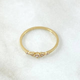 Anillo Estrella Centellante 1.25gr / T7 1/2 / Oro 18K ©