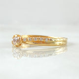 Anillo Solitario Infinito Resalte 1.5gr / T5 1/2 / Oro 18K ©