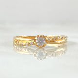 Anillo Solitario Infinito Resalte 1.5gr / T5 1/2 / Oro 18K ©