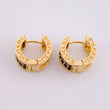 Candongas Malla Carril 5.1g / 1.3cm Oro Amarillo 18K