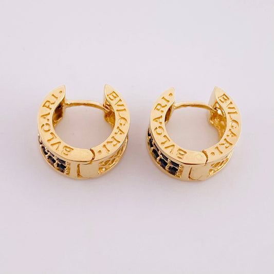 Candongas Malla Carril 5.1g / 1.3cm Oro Amarillo 18K