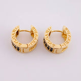 Candongas Malla Carril 5.1g / 1.3cm Oro Amarillo 18K