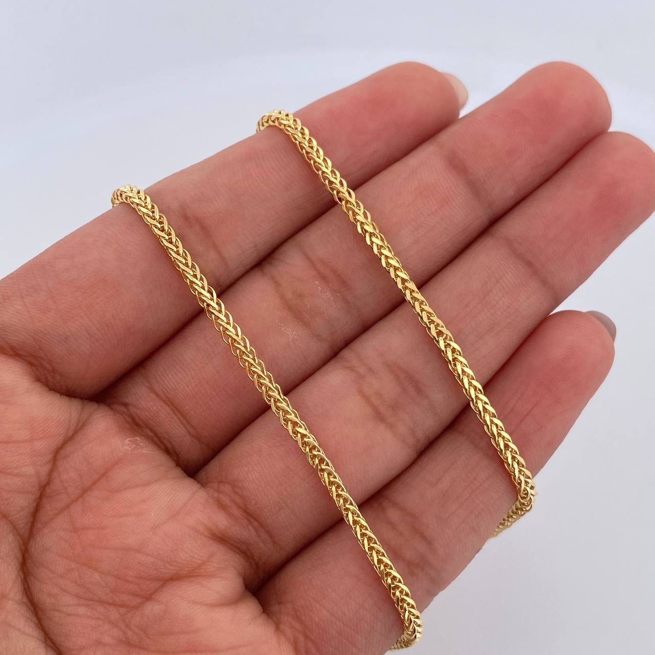 Cadena Franco 5.45gr / 60cm / 1.5mm Oro Amarillo +3 18K &