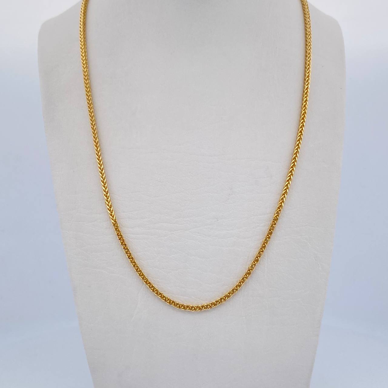 Cadena Franco 5.05gr / 60.1cm / 1.5mm Oro Amarillo +3 18K &