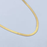 Cadena Espejo 4.8gr / 45.5cm / +3Oro 18K &