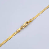 Cadena Espejo 4.8gr / 45.5cm / +3Oro 18K &