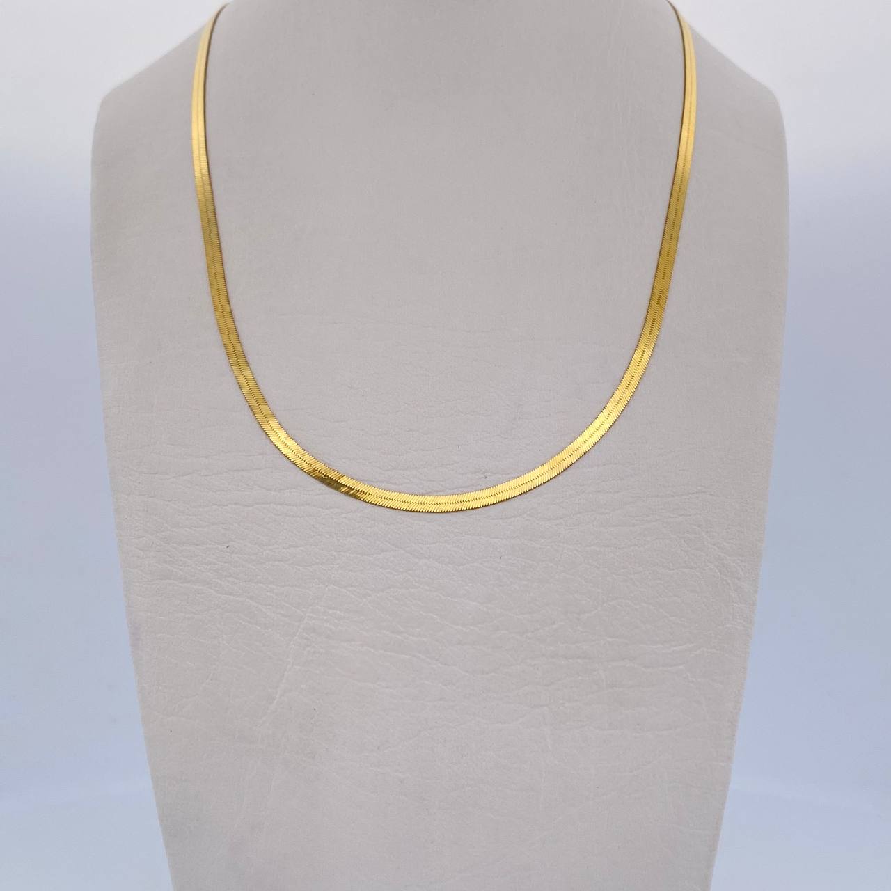 Cadena Espejo 4.45gr / 40cm / +3 Oro 18K $