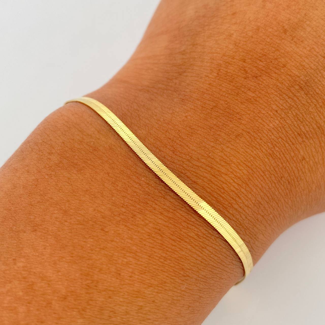 Pulso Espejo 2.4gr / 19cm / +3Oro 18K &