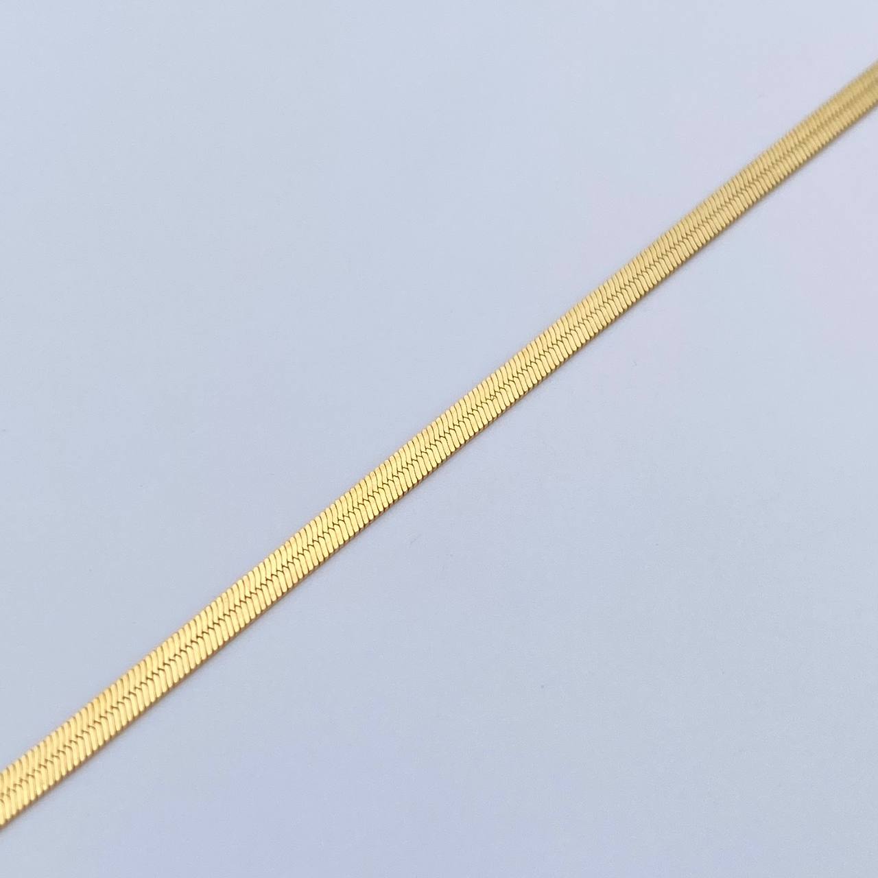 Pulso Espejo 2.35gr / 19.2cm / 2.1mm Oro Amarillo +3 18K &