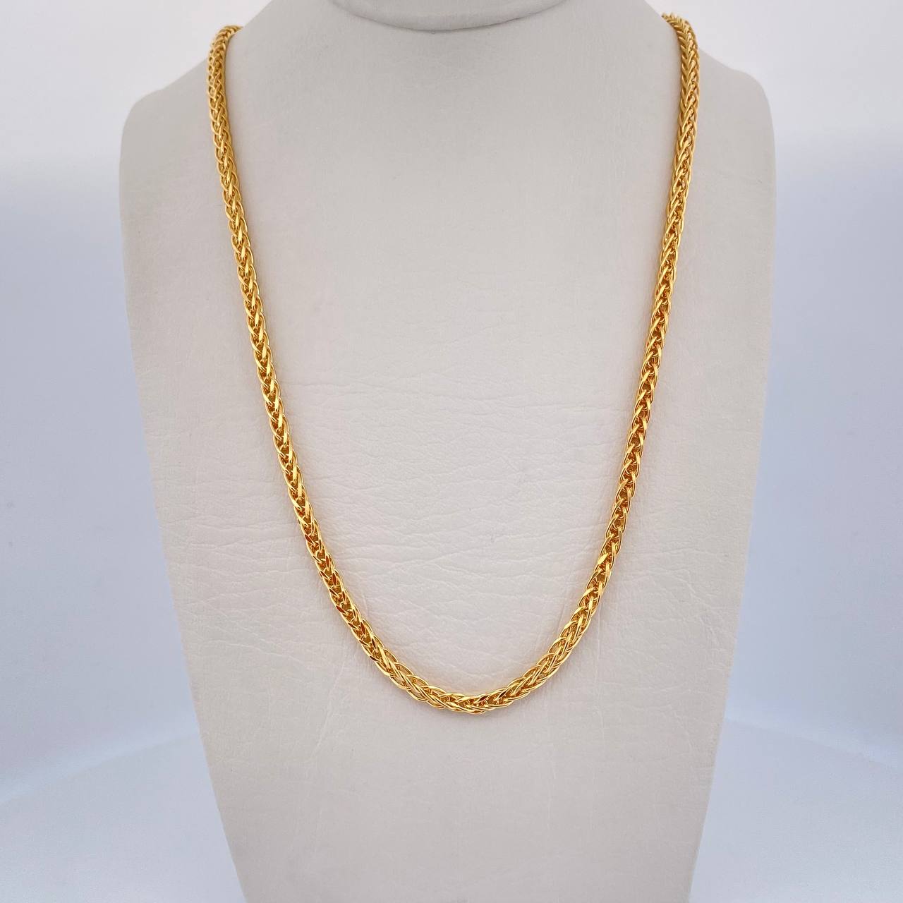 Cadena Franco 9.8gr / 60.7cm / 2.3mm Oro Amarillo +3 18K $