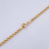 Cadena Lazo 3.35gr / 60cm / 2mm Oro Amarillo +3 $