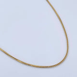Cadena Franco Especial 6.65gr / 60cm / 1.2mm Oro Amarillo +4 18K $