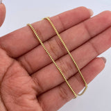 Cadena Franco Especial 6.65gr / 60cm / 1.2mm Oro Amarillo +4 18K $