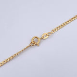 Cadena Cubana 4.1gr / 60.5cm / 2.4mm Oro Amarillo +0 18K $