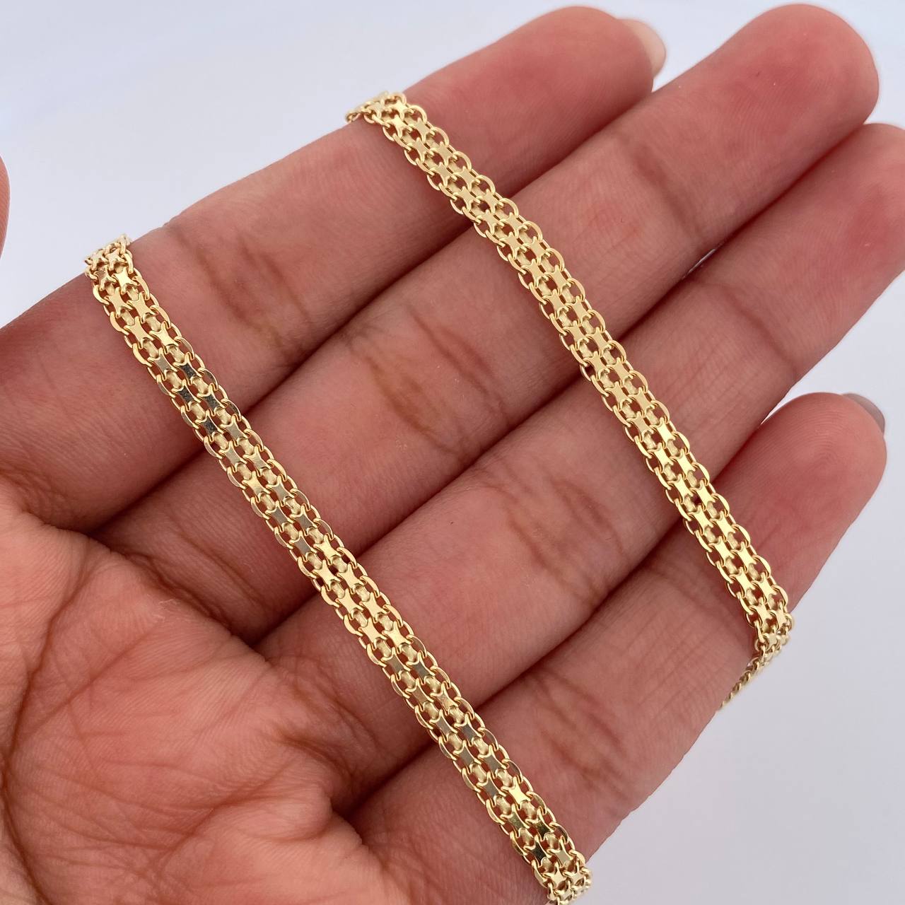 Cadena China 12.95gr / 60.4cm / 3.8mm Oro Amarillo +0 18K $