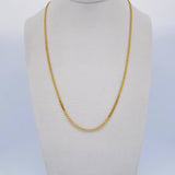 Cadena China 5.6gr / 60.1cm / 2mm Oro Amarillo +0 18K $