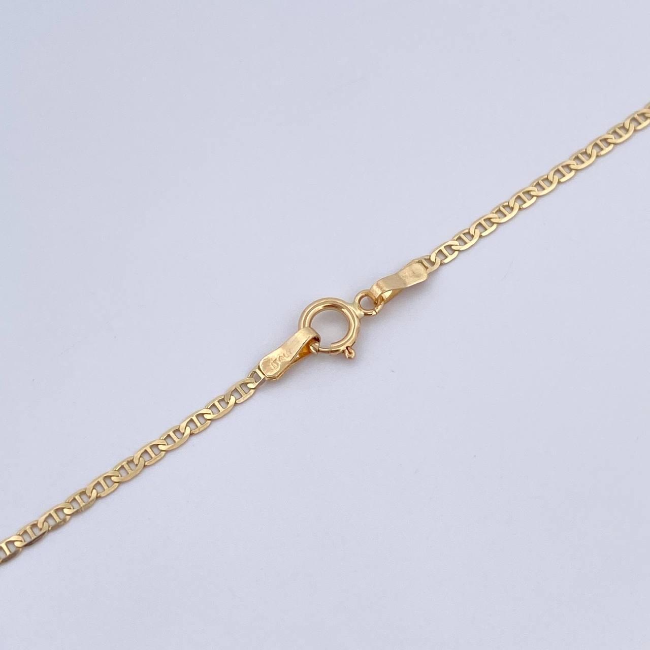 Cadena Escalera 1.55gr / 40.3cm / 1.4mm Oro Amarillo +3 18K $