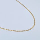 Cadena Escalera 1.6gr / 40.1cm / 1.4mm Oro Amarillo +3 18K $