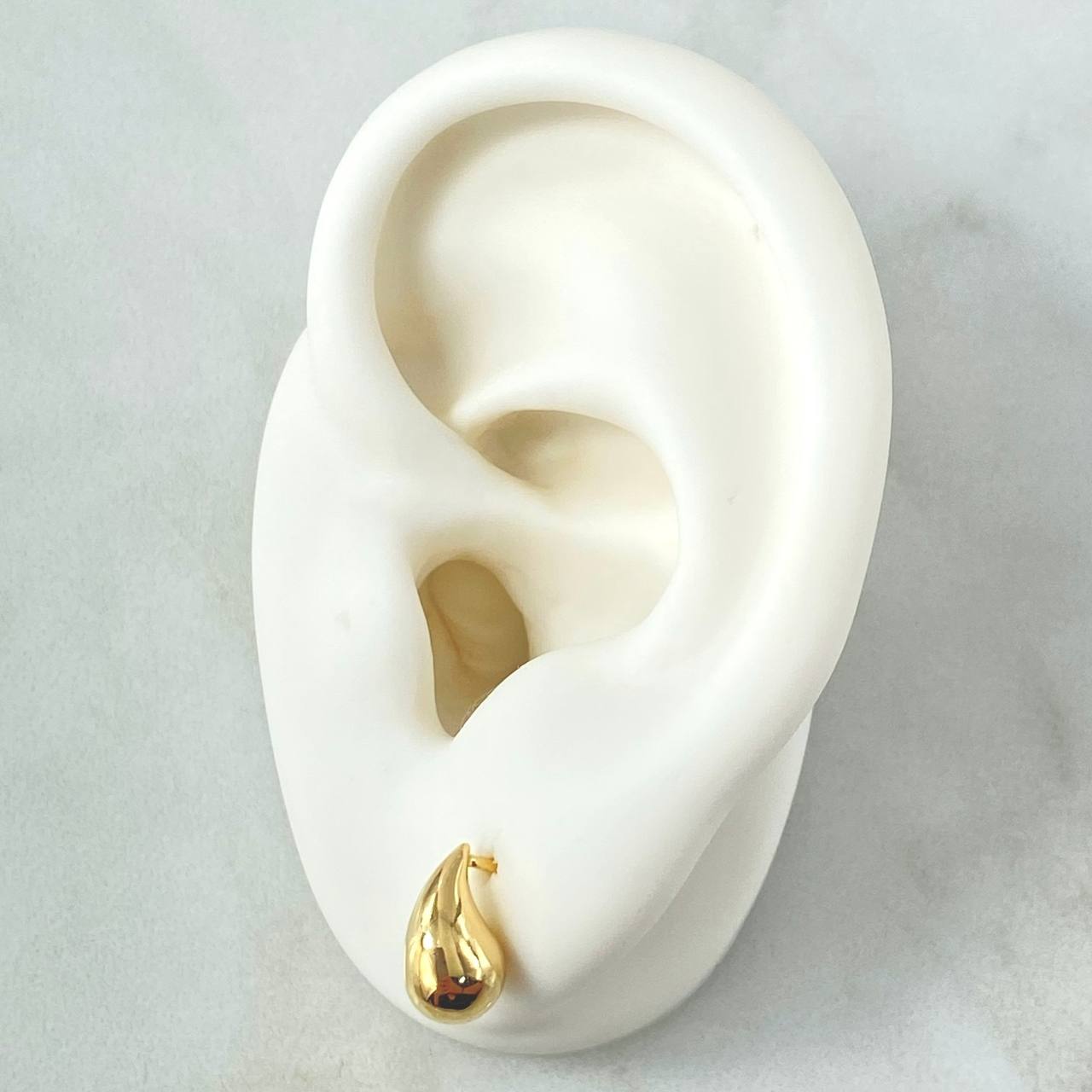 Topos Gota 0.95gr / 1cm / Lisa Oro Amarillo +4 18K *