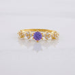 Anillo Carril Chispas 1.5g / T5 3/4 Oro Amarillo 18K