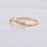 Anillo Nudo Marqueza 1.2g / T7 3/4 Oro Rosa 18K