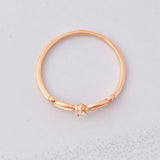 Anillo Nudo Marqueza 1.2g / T7 3/4 Oro Rosa 18K