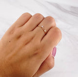 Anillo Nudo Marqueza 1.2g / T7 3/4 Oro Rosa 18K