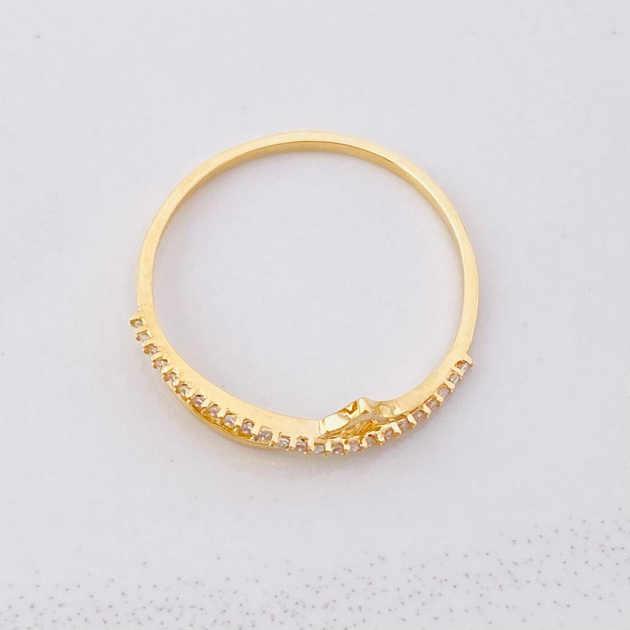 Anillo Latido Cardiaco 1.1g / T8 1/4 Oro Amarillo 18K