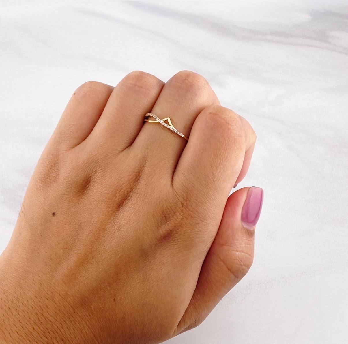 Anillo Latido Cardiaco 1g / T6 1/2 Oro Amarillo 18K