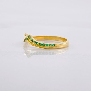 Anillo Montaña 1.8g / T6 1/4 Oro Amarillo 18K