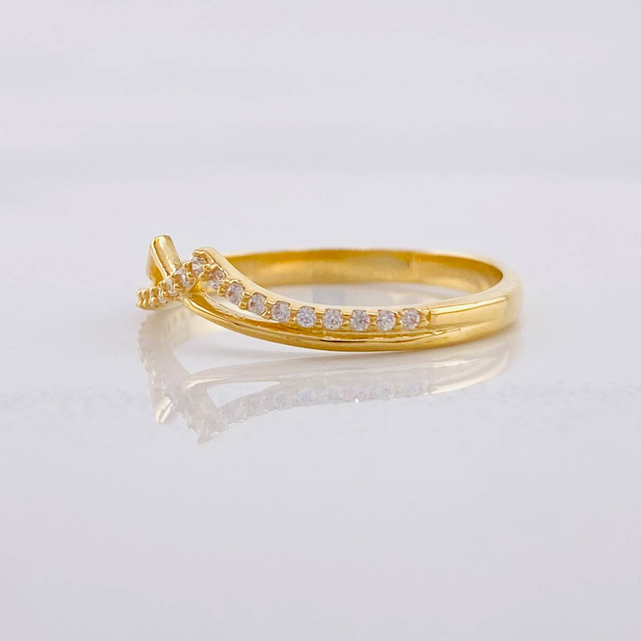 Anillo Montaña 1.9g / T7 1/2 Oro Amarillo 18K
