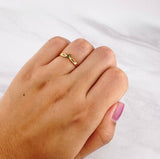 Anillo Nudo Marqueza 1.15g / T6 3/4 Oro Amarillo 18K