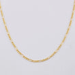 Cadena Figaro 1.3g / 45cm / 1.55mm Oro Amarillo 18K