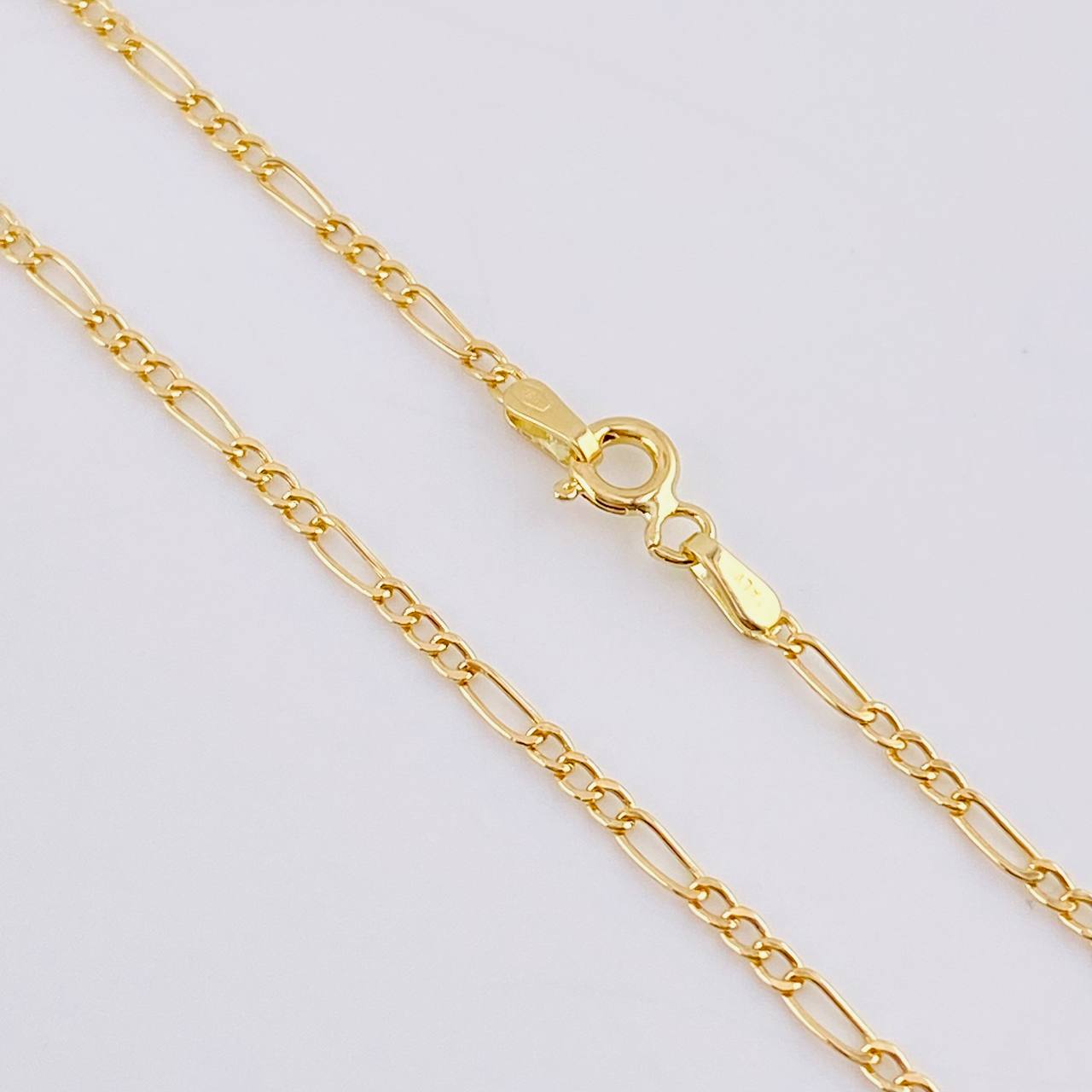 Cadena Figaro 2.15 g / 49.6 cm / 1.9 mm Oro Amarillo 18K