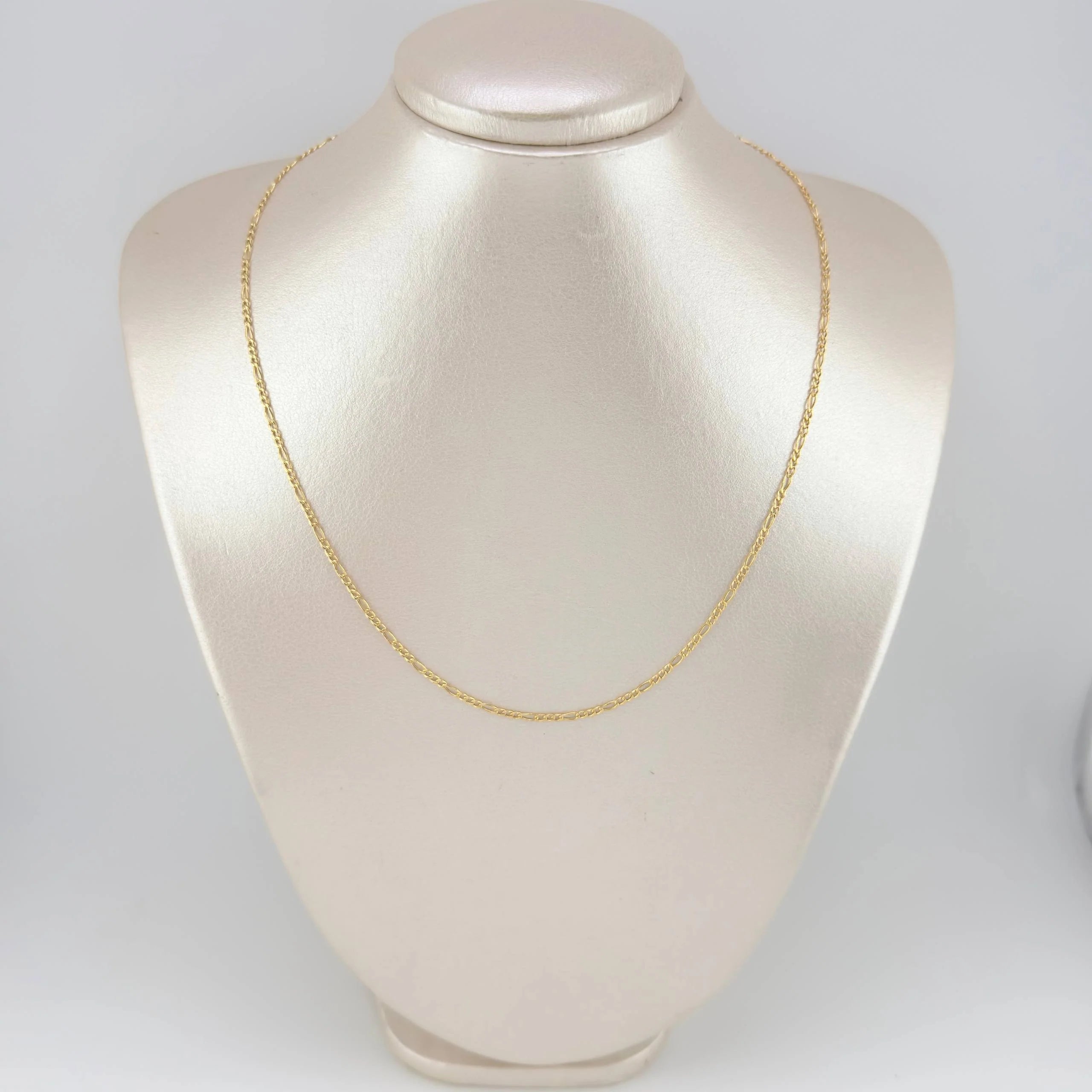 Cadena Figaro 2.15g / 60cm / 2.3mm Oro Amarillo 18K