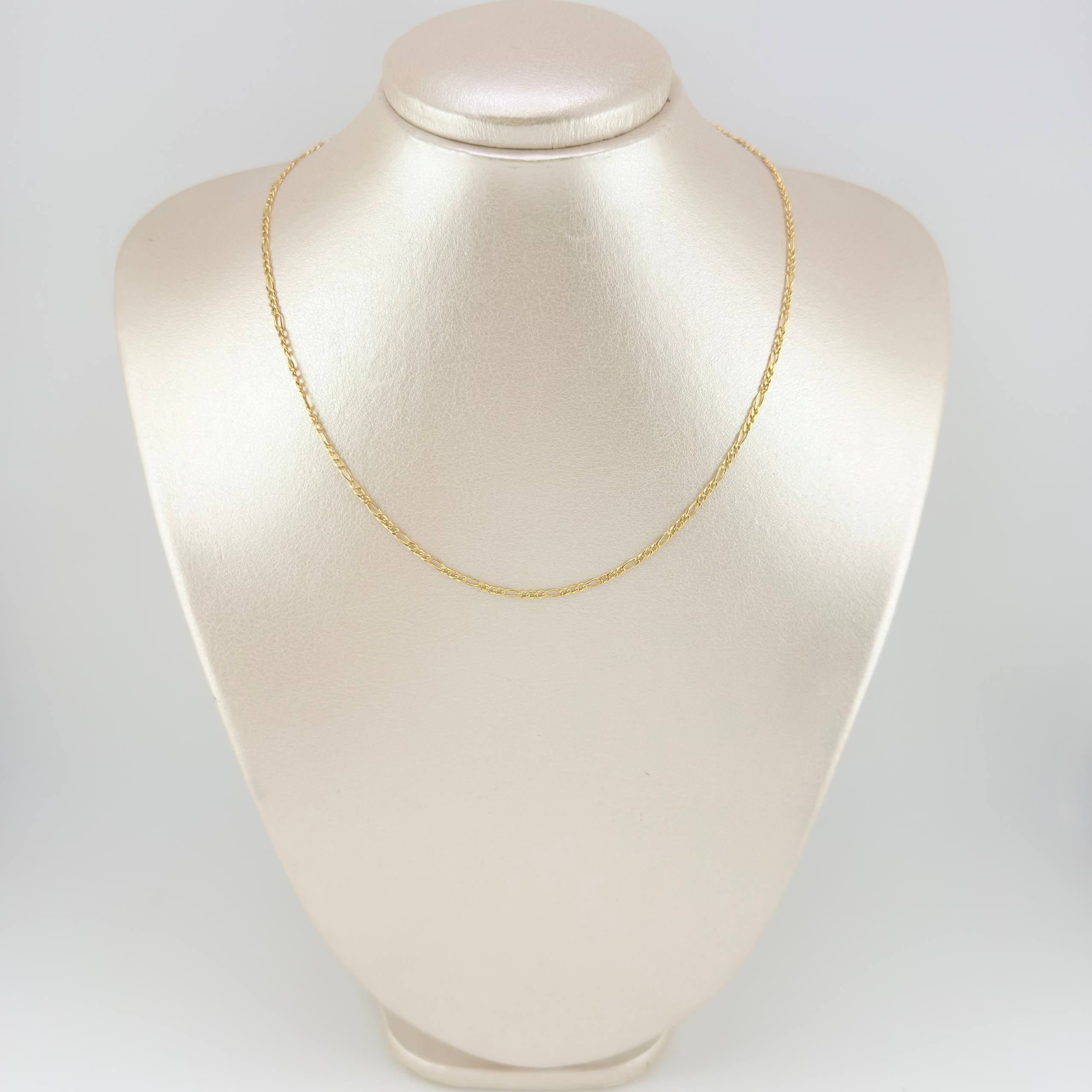 Cadena Figaro 1.3 g / 39.5 cm / 1.9 mm Oro Amarillo 18K