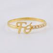 Anillo Fé 0.95 g / T8 Oro Amarillo 18K