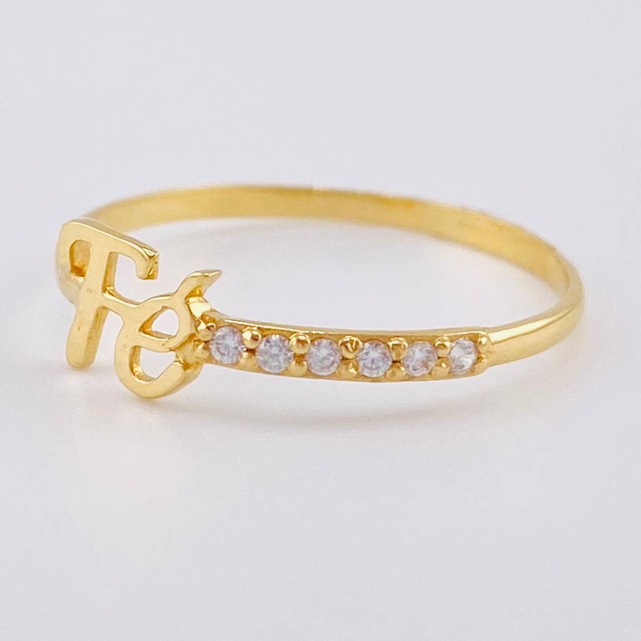 Anillo Fé 0.95 g / T8 Oro Amarillo 18K