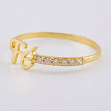 Anillo Fé 0.95 g / T8 Oro Amarillo 18K