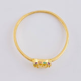 Anillo Circulo Corazón 1.05 g / T8 Oro Amarillo 18K