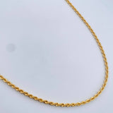 Cadena Lazo 7.5gr / 59.7cm / 3mm Oro Amarillo +3 18K &