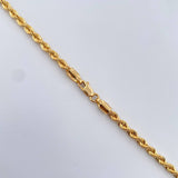 Cadena Lazo 7.5gr / 59.7cm / 3mm Oro Amarillo +3 18K &