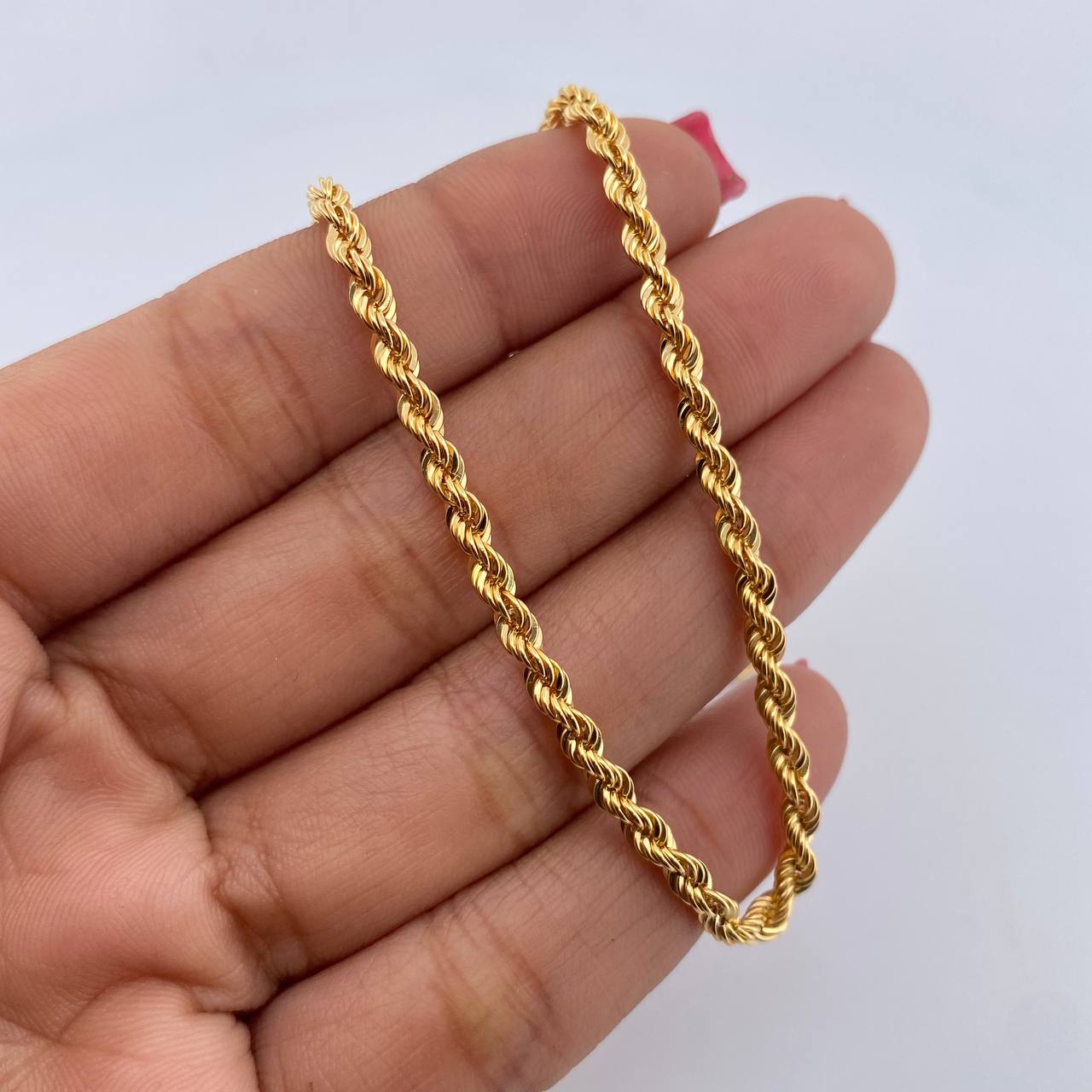 Cadena Lazo 10gr / 69.8cm / 3.2mm Oro Amarillo +3 18K $