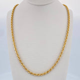 Cadena Lazo 7.4gr / 59.7cm / 3mm Oro Amarillo +3 18K &